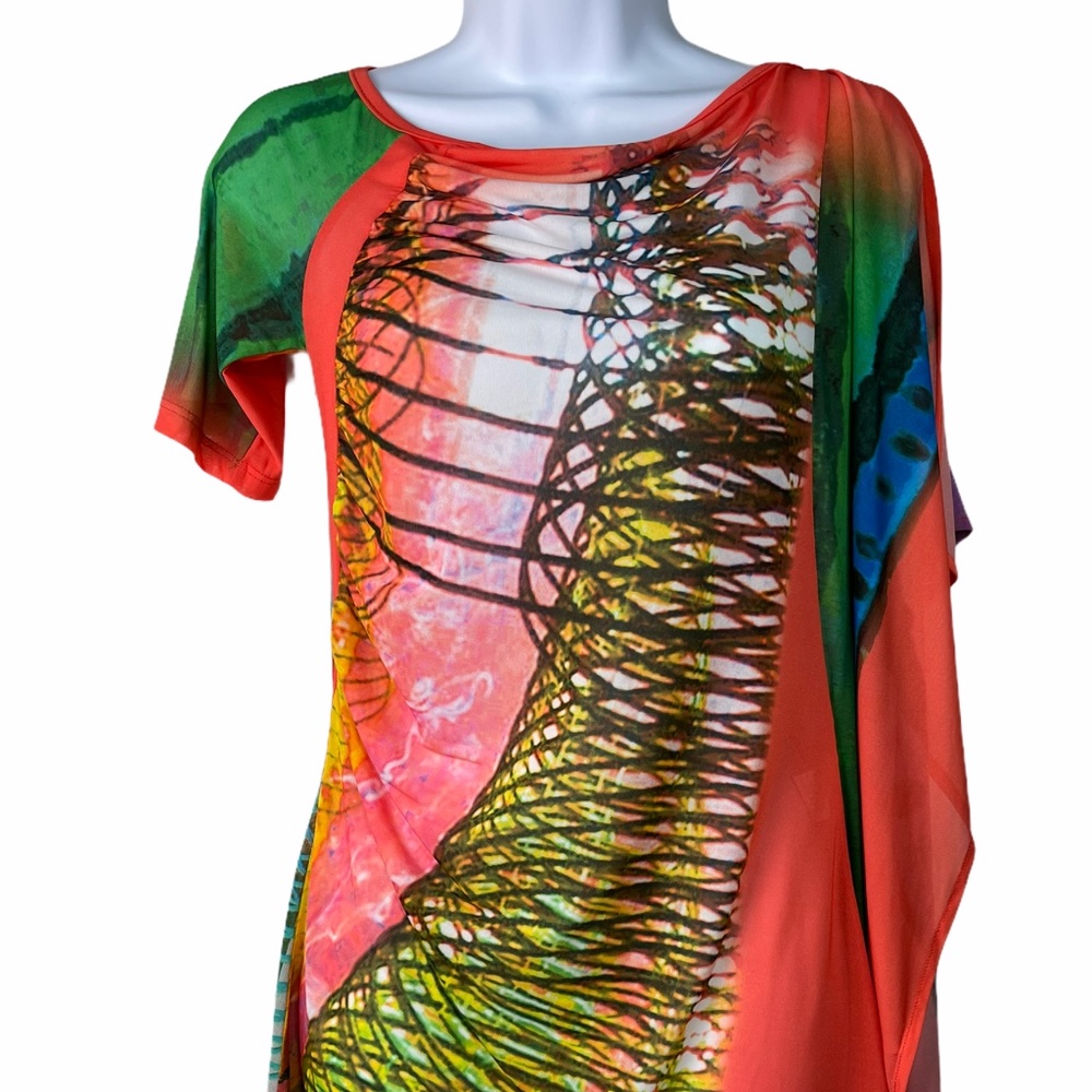 Save The Queen mesh sheer stretch top M - Picture 10 of 11